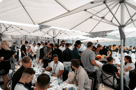 Media lunch gathering at Proof of Talk